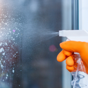 washing windows in your home